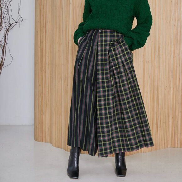 FRIDA PANTS | STRIKE CHEX X STRIKE STRIPE - Picture 1 of 4